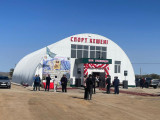 Ақтоғайлық кәсіпкер ауылына спорт кешенін салып берді