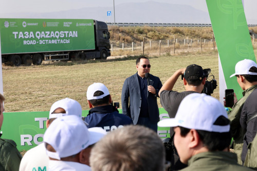 «AMANAT» партиясы Алматыдан Қызылордаға дейінгі road-эстафета бастады