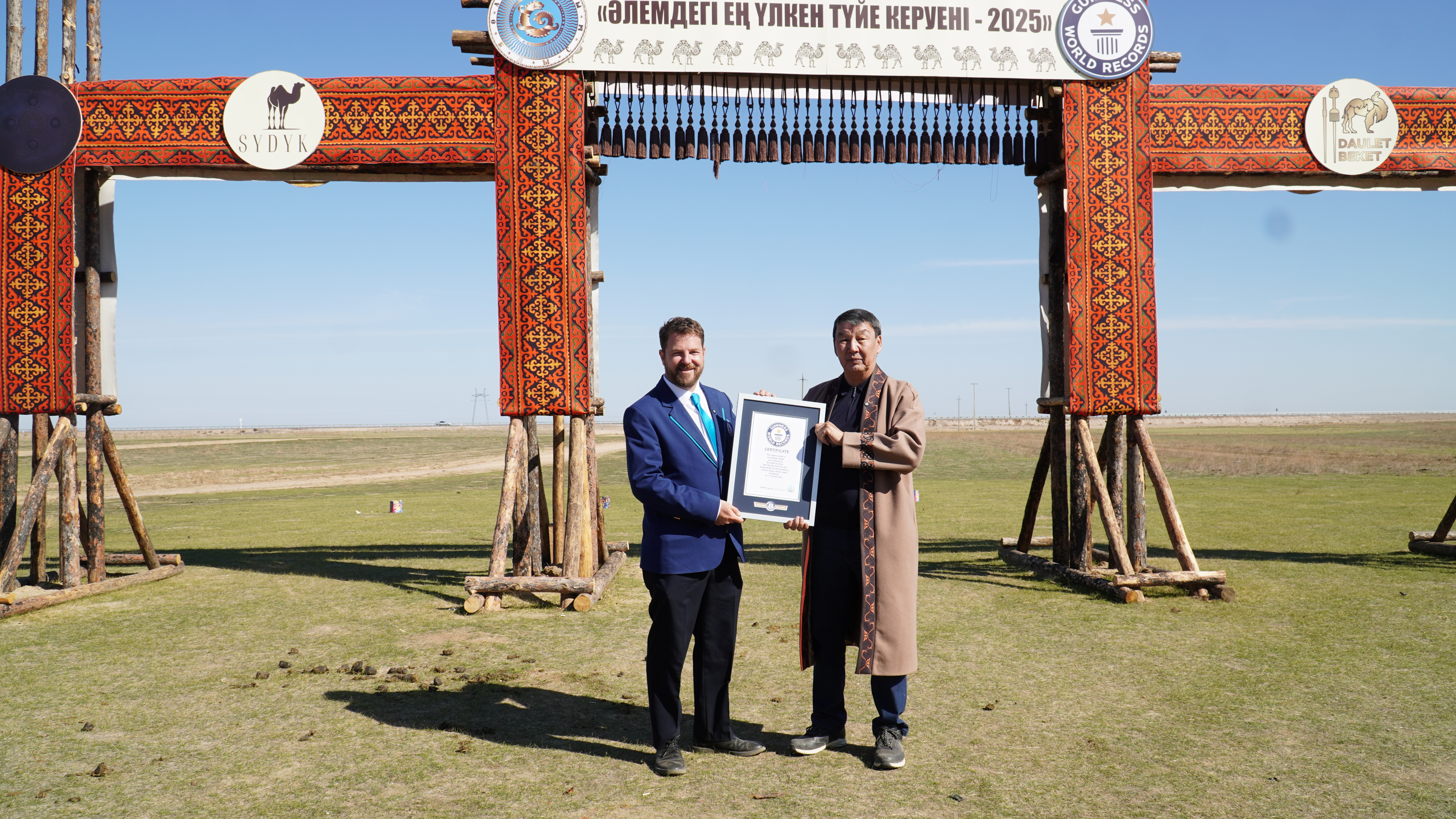 Мың түйелі керуен: Қазақстанның жаңа рекорды Гиннес кітабына тіркелді