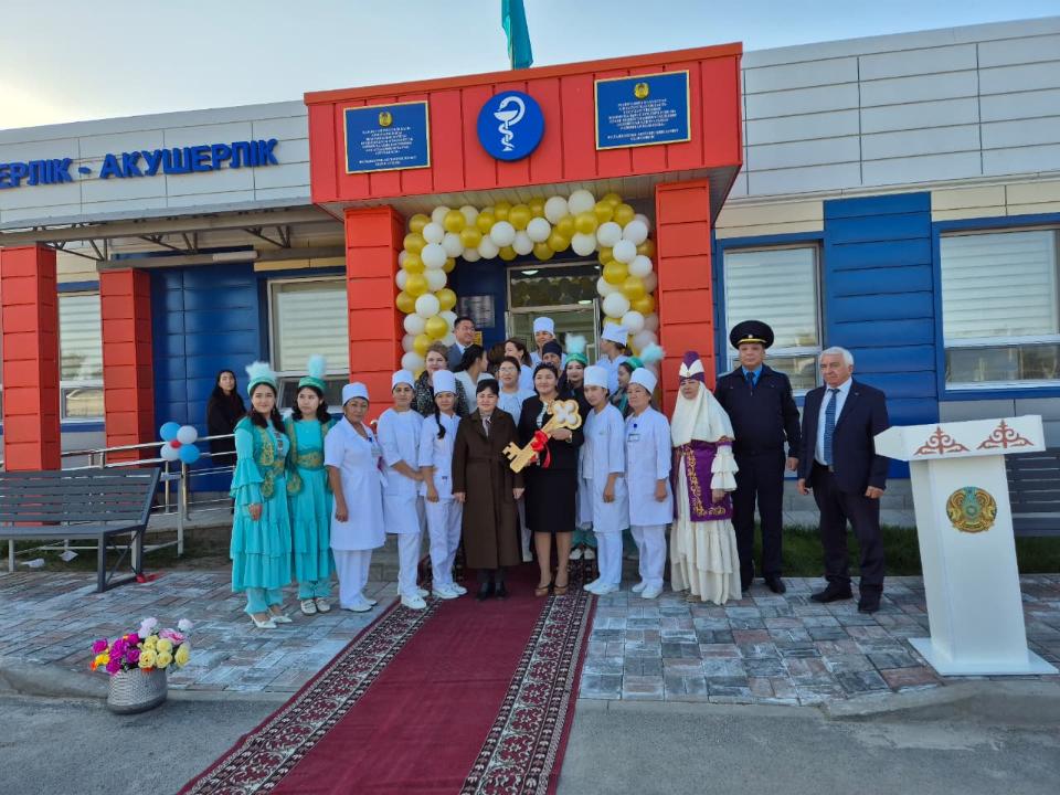 Қайтарылған активтер есебінен салынған медициналық нысан пайдалануға берілді