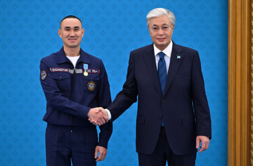 Президент бір топ құтқарушыны мемлекеттік наградалармен марапаттады