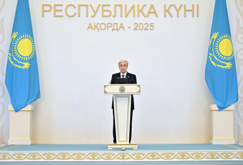 Президент Республика күніне арналған салтанатты жиында сөз сөйледі