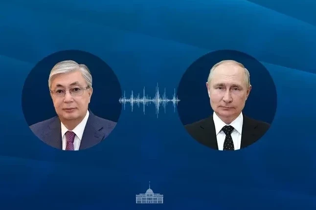 Қасым-Жомарт Тоқаев Ресей Президенті Владимир Путинмен телефон арқылы сөйлесті