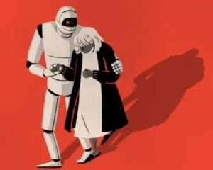 Қарттарды күтетін робот