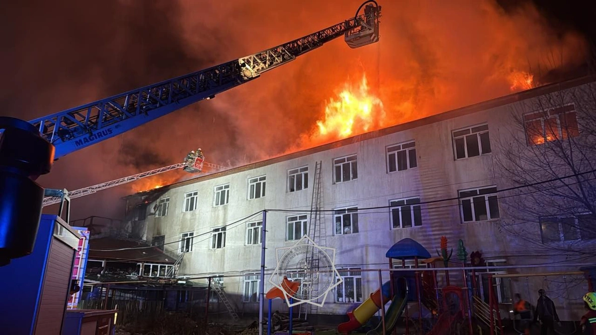 Алматыда балалар үйі өртке оранды