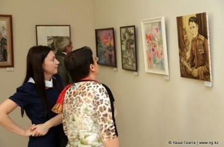 Қостанайда Жеңістің 70 жылдығына арналған сурет көрмесі ашылды