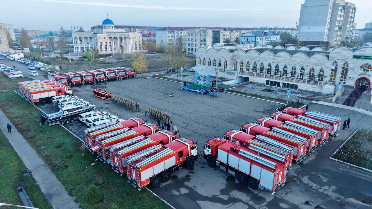 Төтенше қызметке 30 техника берілді