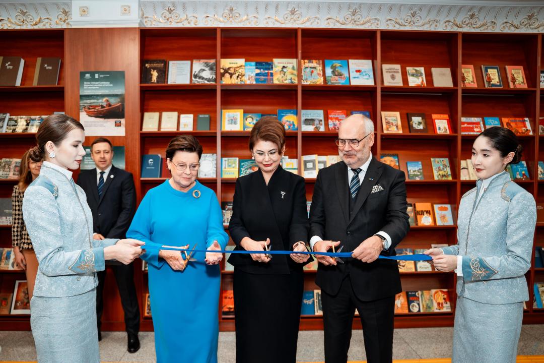 Ұлттық академиялық кітапханада эстон әдебиеті бұрышы ашылды