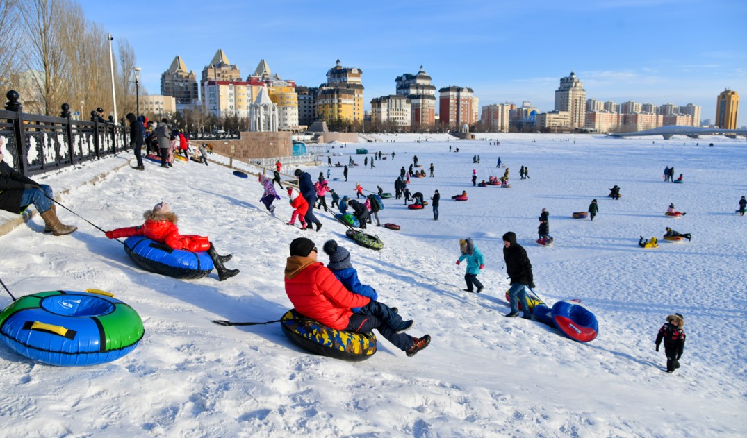 Фотоэтюд: Қыс мезгілінің кереметі