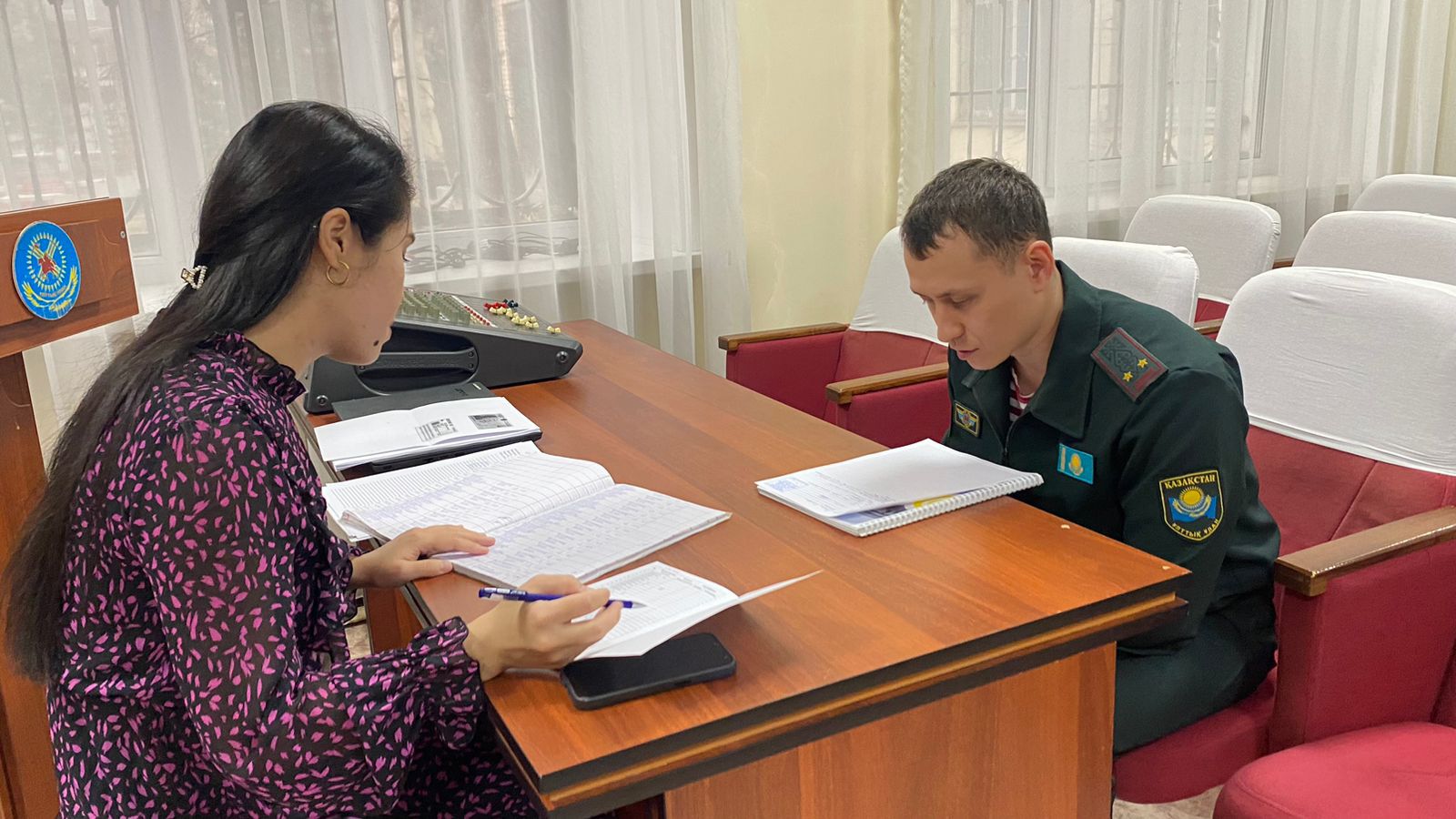 Әскерилер мемлекеттік тілді меңгеру деңгейін растайтын А2 сертификаттарын алды