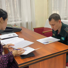 Әскерилер мемлекеттік тілді меңгеру деңгейін растайтын А2 сертификаттарын алды