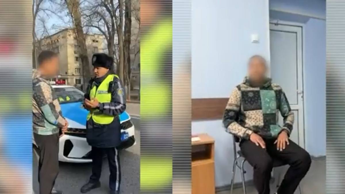 Алматыда есірткіге мас күйде көлік басқарған жүргізуші ұсталды