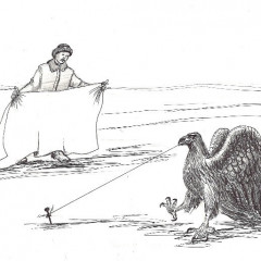 Жұтпа тұзақпен бүркіт ұстау