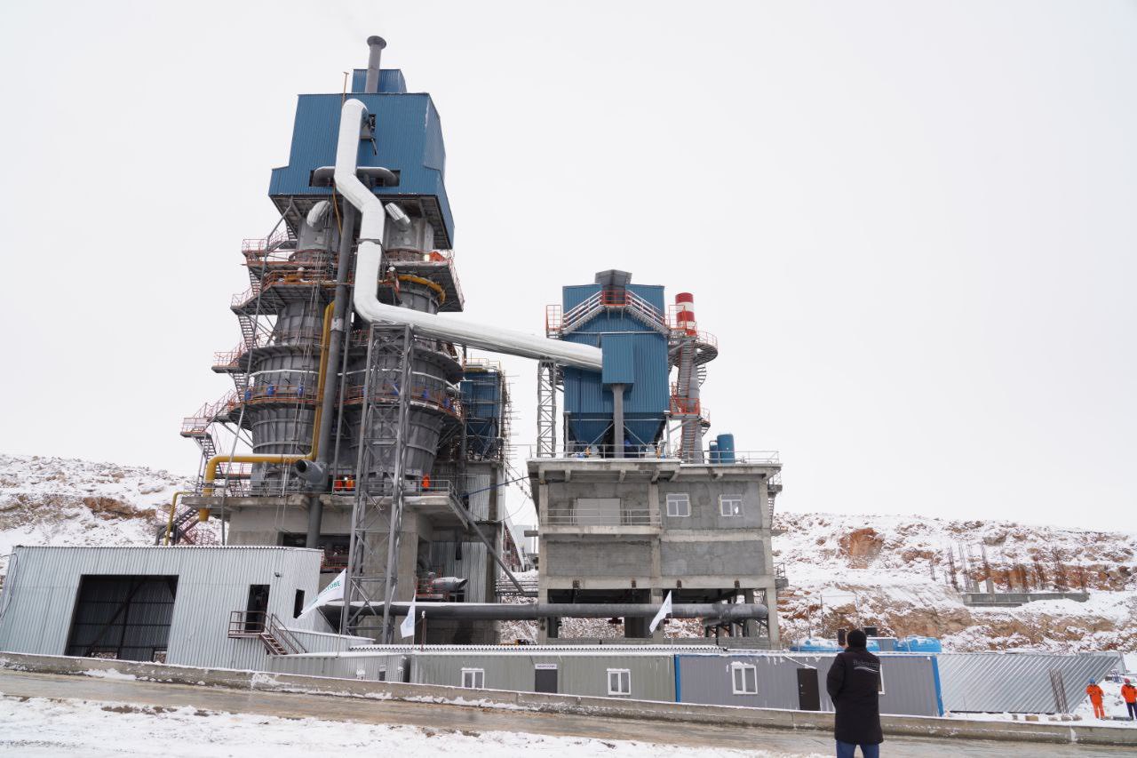 Түркістан облысында әк шығаратын зауыт іске қосылды