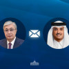 Президент Қатар Әміріне құттықтау жеделхатын жолдады