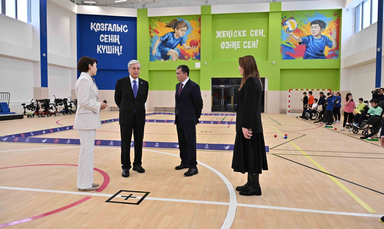 Президент Инклюзивті спорт орталығын аралап көрді