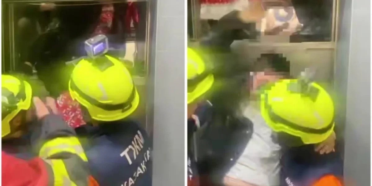 Астанада жаңа жыл түні лифт ішінде 11 адам қалып қойды