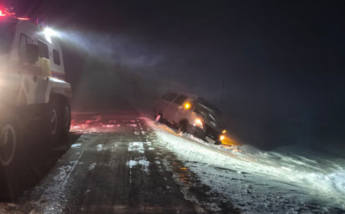 Жолда қалып қойған жолаушы құтқарылды