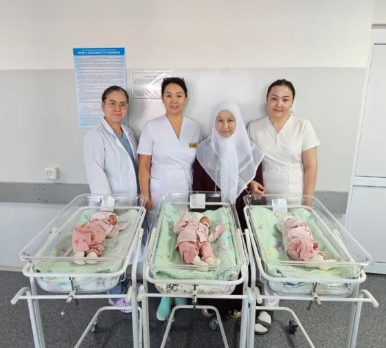 Шымкентте үшем дүниеге келді