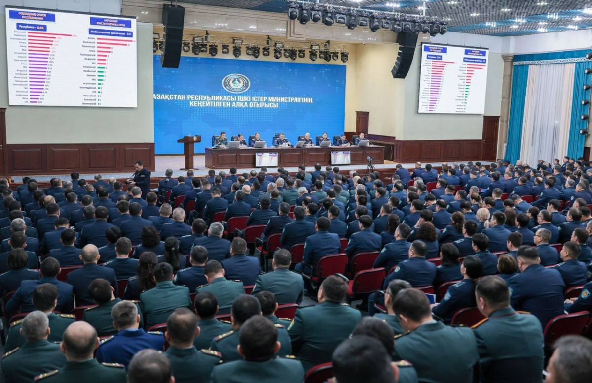 Қылмыс төмендеп, цифрландыру күшейді: ІІМ 2026 жылғы басым міндеттерді белгіледі