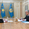 Президент «QazaqGaz» ҰК» АҚ басқарма төрағасы Әлібек Жамауовты қабылдады