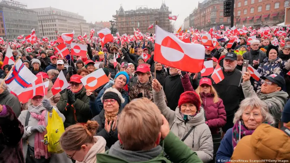 «Гренландиядан қолыңды тарт»: Данияда жаппай наразылық өтті