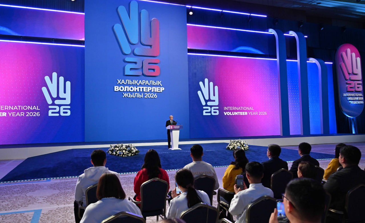 Президент сын сағатта белсенді жұмыс істейтін еріктілердің жұмысын жоғары бағалады