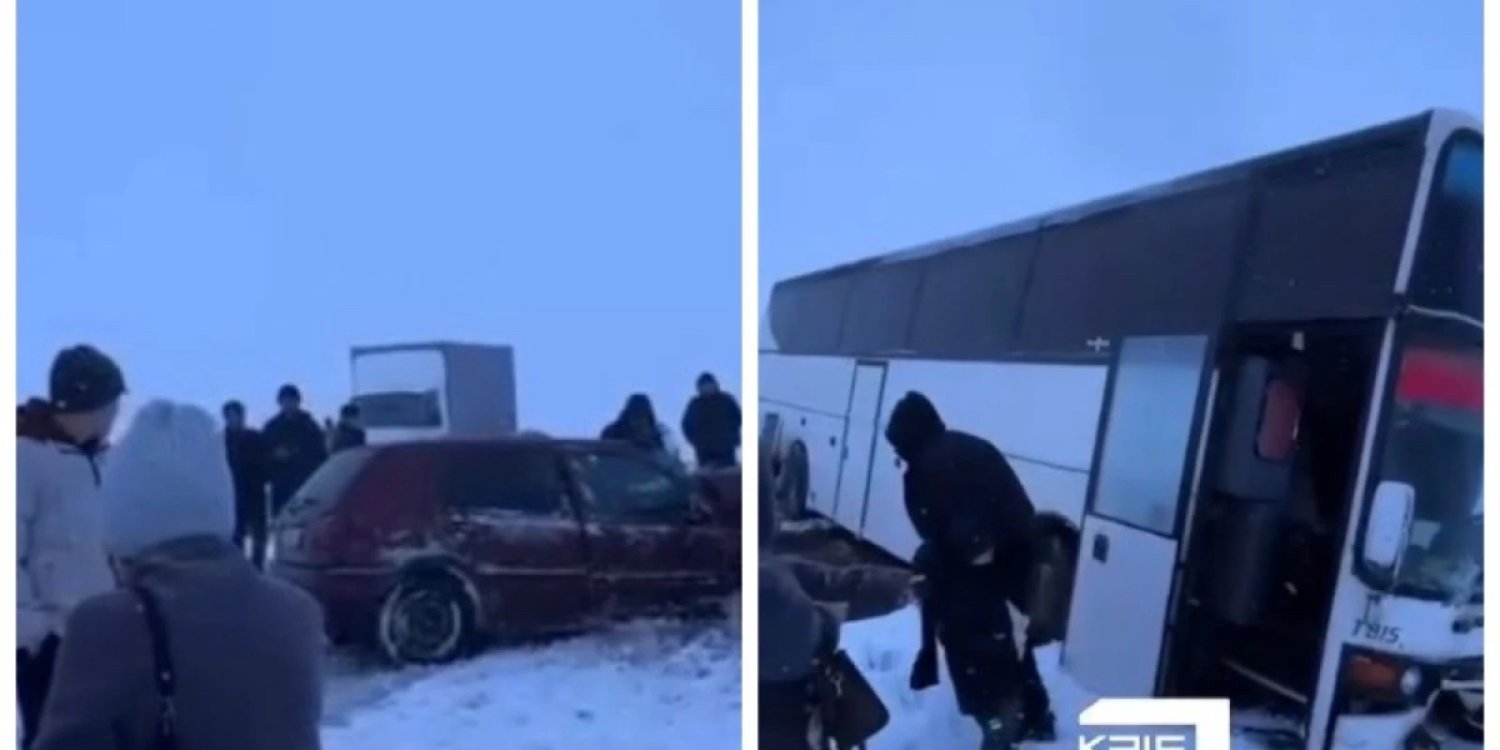 Жамбыл облысында автобус пен көлік соқтығысып, жолаушы қаза тапты