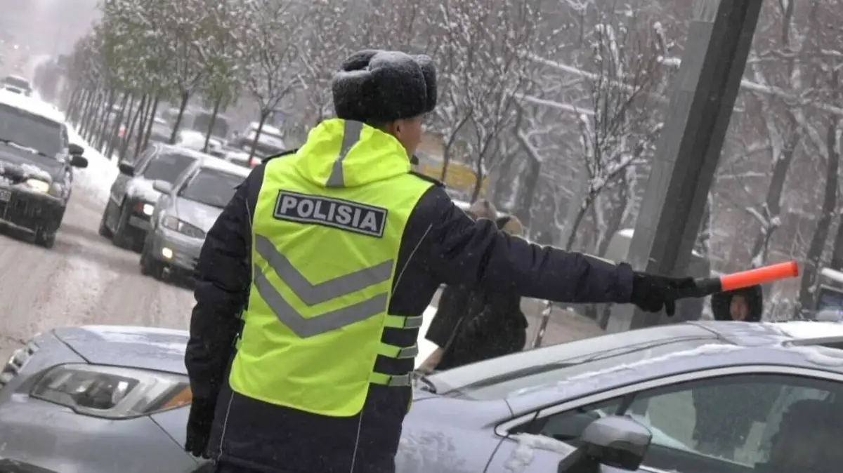 Қызылордада жолдағы қозғалысты дрон бақылайды