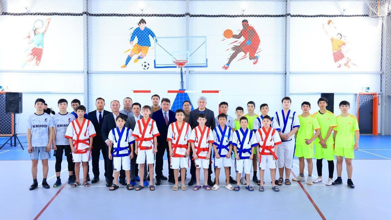 Шет ауданында жаңа спорт кешені ашылды