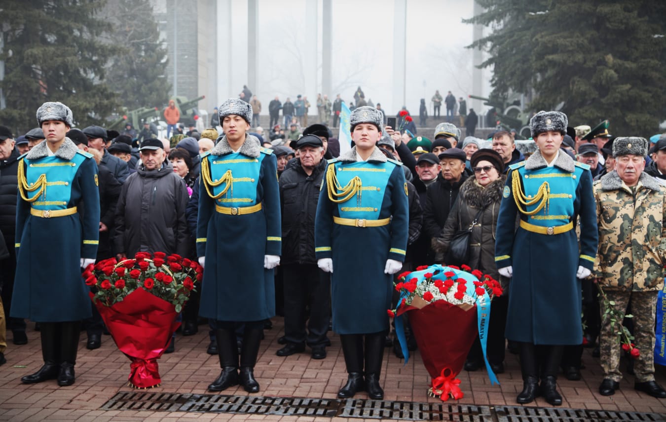 Алматыда ауған соғысының ардагерлеріне құрмет көрсетілді