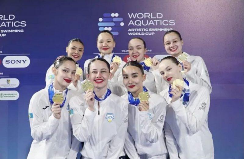 Әлем кубогі: Қарағандылық спортшылар артистік жүзуден 14 медаль еншіледі