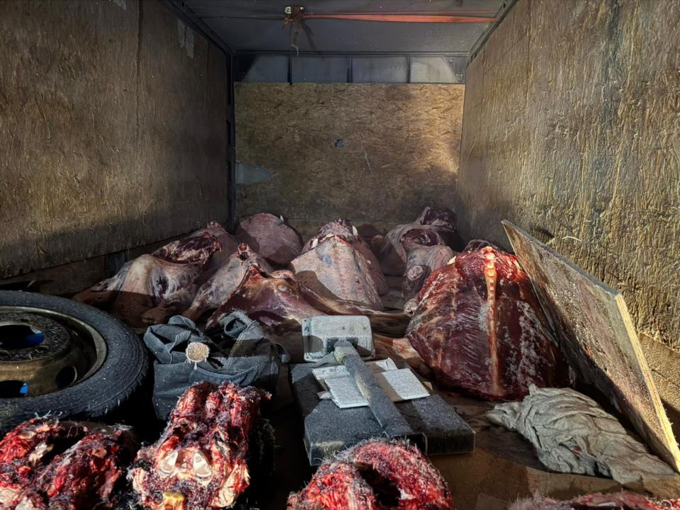 Астанада құжатсыз тасымалданған ет өнімдері сатылмақ болған