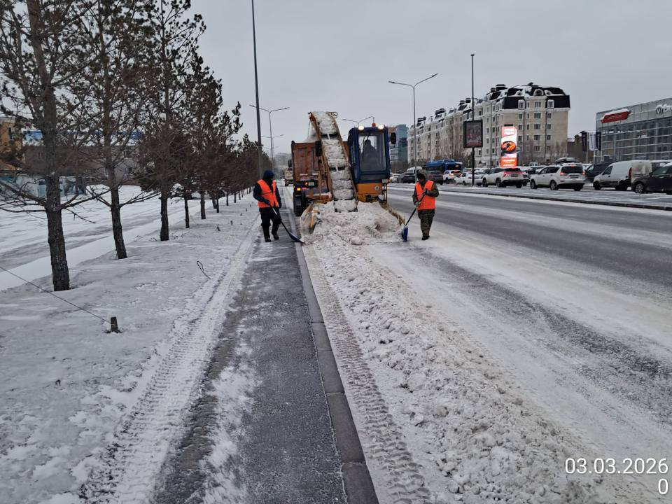 Астанада қар тазалауға 1 748 техника шықты