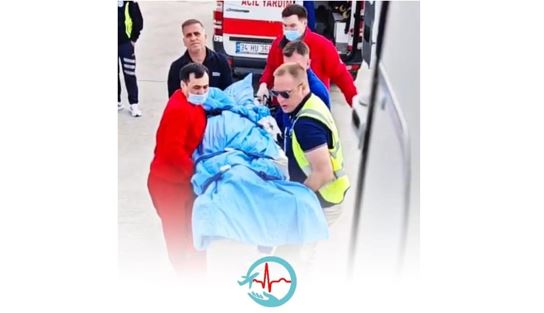 Ауыр жағдайдағы екі науқас Түркиядан елге аман-есен жеткізілді