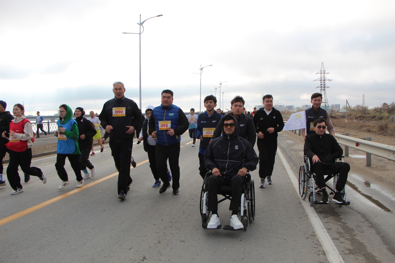 Қызылордада 400 адам қатысқан марафон өтті