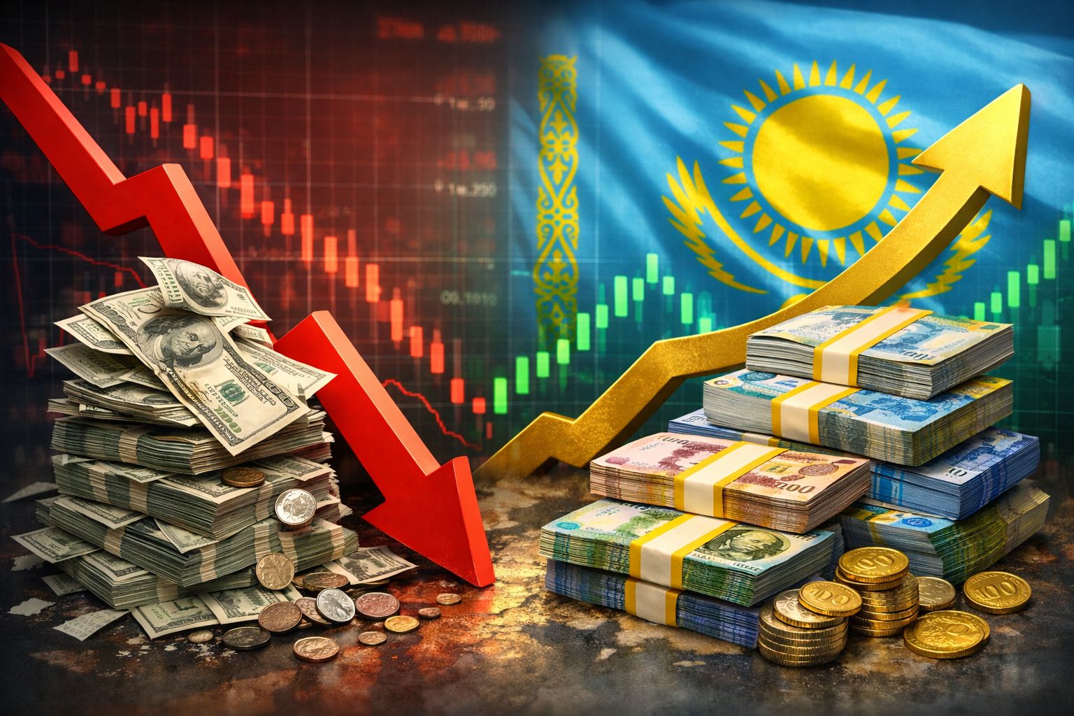 Теңге нығайып, доллар әлсіреді: Нарыққа әсері қандай?