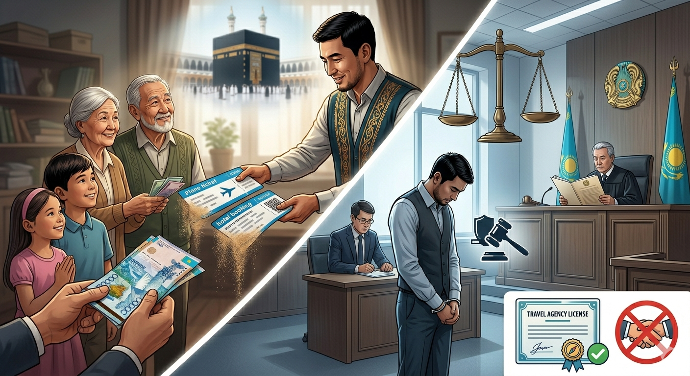 Елордада 17 адамды «қажылыққа жіберемін» деп алдаған алаяқ жазаланды