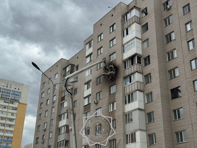 Астанада 10 қабатты тұрғын үйден өрт шықты