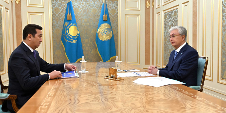 Президент Ауыл шаруашылығы министрі Айдарбек Сапаровты қабылдады